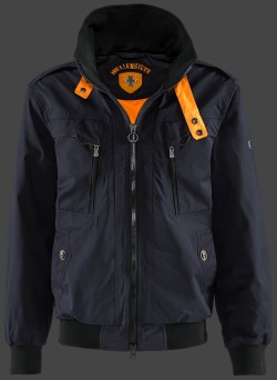 Jacken-Coat Admiralty AnStripeAirTec Darknavy Jacke Herren Sommer