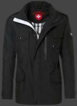 Jacken-Coat Airport Poly3AirTec Schwarz Jacke Herren Sommer
