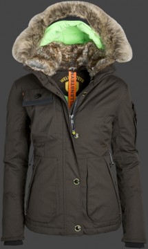 Jacken-Coat Ameriquest Lady AmBasLiAirTec Olivepepper Jacke Damen Winter