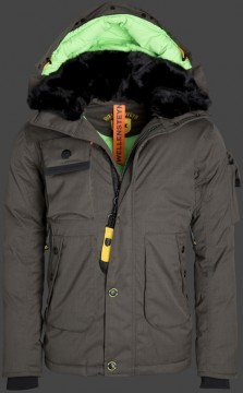 Jacken-Coat Ameriquest SeBasLiAirTec Muskatpepper Jacke Herren Winter