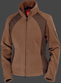 Jacken-Coat Arosa MicroFleece Haselnuss/Schoko Jacke Damen Winter