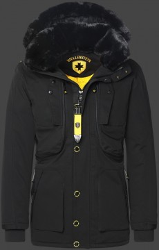 Jacken-Coat Artigiano ElaDuAirTec Schwarz Jacke Herren Winter