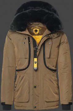 Jacken-Coat Artigiano GolDoxAirTec Khaki Jacke Herren Winter