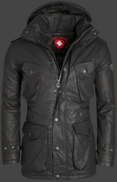 Jacken-Coat Aventura BelCarWaxTec Schwarz Jacke Herren Winter