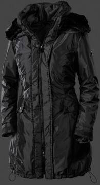 Jacken-Coat Baccara OceanMeMoAirTec Schwarz Jacke Damen Winter