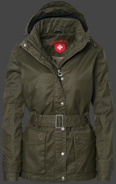 Jacken-Coat Barbados DoublePUWax Armywash Jacke Damen Sommer
