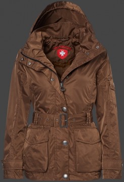 Jacken-Coat Barbados GlossyAirTec Browngold Jacke Damen Sommer