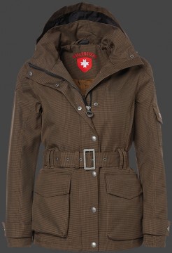 Jacken-Coat Barbados PepitAirTec Brownblack Jacke Damen Sommer