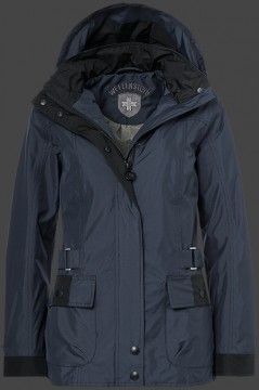 Jacken-Coat Barriga MicroPepAirTec Navyblackpepita Jacke Damen Sommer