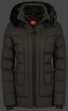 Jacken-Coat Belvedere Medium PolyAirLite Espresso Jacke Damen Winter