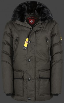 Jacken-Coat Beverly Hills AmBasLiAirTec Muskatpepper Jacke Herren Winter