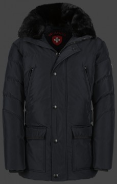 Jacken-Coat Beverly Hills HaHeMeAirTec Darknavy Jacke Herren Winter