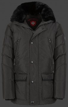 Jacken-Coat Beverly Hills HaHeMeAirTec Graphit Jacke Herren Winter