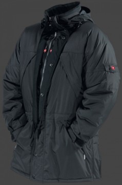Jacken-Coat Brandungsparka PolyHiTec Espresso Jacke Herren Winter