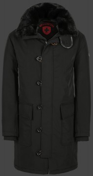 Jacken-Coat Canary Men ElaDuAirTec Schwarz Jacke Herren Winter