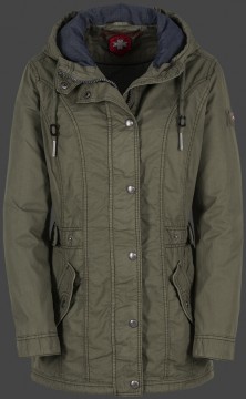 Jacken-Coat Caribe OsCoAirLight Olive Jacke Damen Sommer