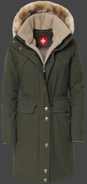 Jacken-Coat Chelsea UniAirTec Khaki Jacke Damen Winter
