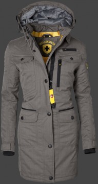 Jacken-Coat Chester Lady Winter SeBasLiAirTec Saltpepper Jacke Damen Winter