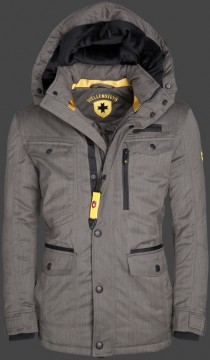 Jacken-Coat Chester Winter BosAirTec Saltpepper Jacke Herren Winter