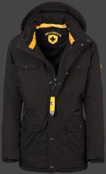 Jacken-Coat Chester Winter PolyHiTec Schwarz Jacke Herren Winter