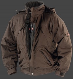 Jacken-Coat Cliffjacke PolyHiTec Schoko Jacke Herren Winter