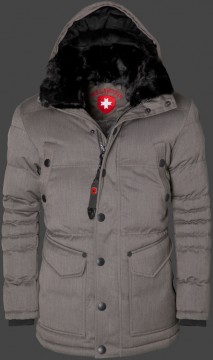 Jacken-Coat Cornwall BosAirTec Saltpepper Jacke Herren Winter