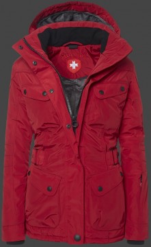 Jacken-Coat Cosmo TiSaAirTec Darkred Jacke Damen Winter