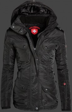 Jacken-Coat Cosmo TiSaAirTec Schwarz Jacke Damen Winter