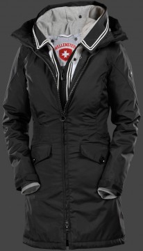 Jacken-Coat Dockside HaHeMeAirTec Schwarz Jacke Damen Winter
