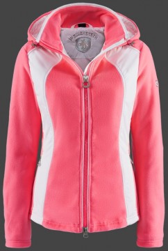 Jacken-Coat Dolce Vita MicroFleece Neontangerine/Cocos Jacke Damen Winter