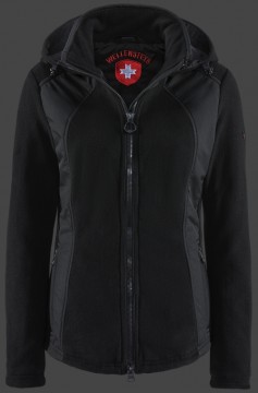Jacken-Coat Dolce Vita MicroFleece Schwarz Jacke Damen Winter