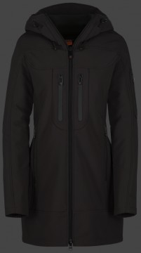Jacken-Coat Dynamica Lang DynashellAquaLight Espresso Jacke Damen Winter