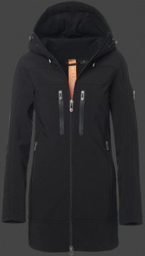 Jacken-Coat Dynamica Lang DynashellAquaLight Schwarz Jacke Damen Winter