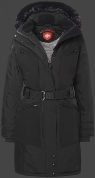 Jacken-Coat Eiskristall HeavenAirTec Schwarz Jacke Damen Winter