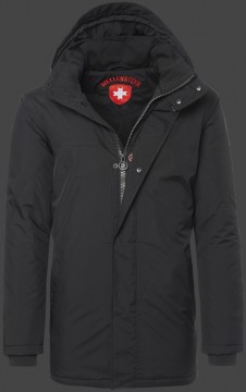 Jacken-Coat England PolyHiTec Schwarz Jacke Herren Winter
