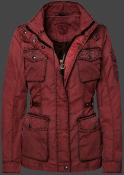 Jacken-Coat Escorial SprayTec Darkred Jacke Damen Sommer