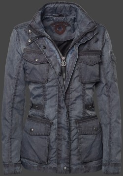 Jacken-Coat Escorial SprayTec Dunkelblau Jacke Damen Sommer