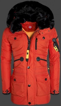 Jacken-Coat Falcon AmTerAirTec Terracotta Jacke Herren Winter