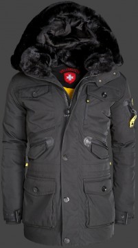 Jacken-Coat Falcon BlackAirTec Schwarz Jacke Herren Winter