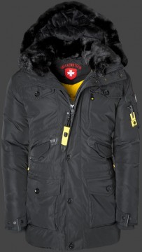 Jacken-Coat Falkland HaHeMeAirTec Schwarz Jacke Herren Winter