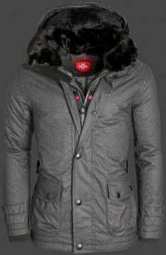 Jacken-Coat Feuerland FlannelAirTec Anthrazit Jacke Herren Winter