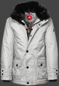 Jacken-Coat Feuerland FlannelAirTec Flanellgrey Jacke Herren Winter