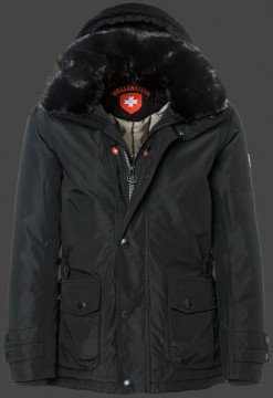 Jacken-Coat Feuerland HaHeMeAirTec Schwarz Jacke Herren Winter