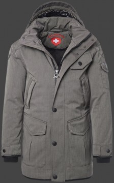 Jacken-Coat Gladiator BosAirTec Saltpepper Jacke Herren Winter