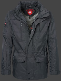 Jacken-Coat Golfjacke BicOxAirTec Anthrazit Jacke Herren Sommer