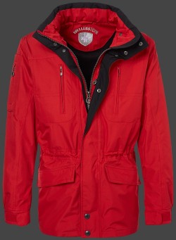 Jacken-Coat Golfjacke PolyAirLite Rot Jacke Herren Sommer