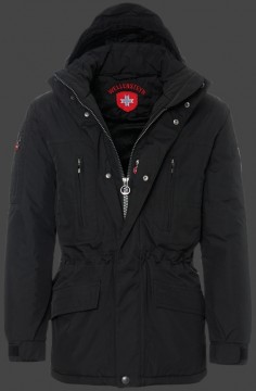 Jacken-Coat Golfjacke-Winter PolyAirLite Schwarz Jacke Herren Winter