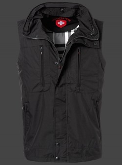 Jacken-Coat Golfweste PolyAirLite Schwarz Jacke Herren Sommer