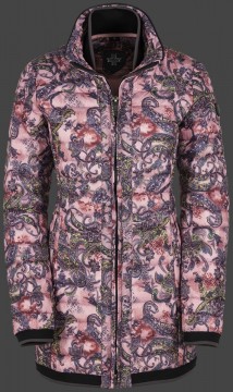 Jacken-Coat Helium Medium FloRaHiTec Antique Pink Paisley Jacke Damen Winter