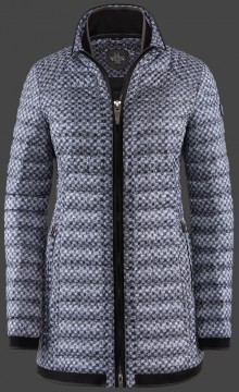 Jacken-Coat Helium Medium FloRaHiTec Blue/Offwhite Close Up Jacke Damen Winter